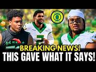 Video thumbnail for BREAKING NEWS: OREGON SURPRISES FANS WITH THIS REVELATION! NEWS OREGON DUCKS FOOTBALL