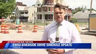 Video thumbnail for EWSU pauses Riverside Drive sinkhole until river levels go down