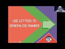 Video thumbnail for Year 7 Term 1, Use Algebraic Notation - Step 3 - Use Letters to Generalise Number