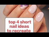Video thumbnail for Easy short nail design at home 🏡. Top 4 cute short nail art 💅🏻#short #diy