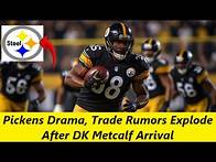 Video thumbnail for George Pickens Trade Drama EXPLAINED! Steelers Future Shocking Update | DK Metcalf Impact #nfl