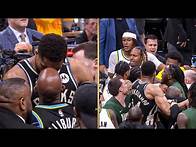 Video thumbnail for HEATED SCENES After Game 5 😱 Giannis and Haliburton's Dad EXCHANGE WORDS 😳🔥