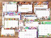 Video thumbnail for Printable May 2025 Calendar, Cute Printable Monthly Calendar, Calendar Planner, Cute Background, One Month Calendar, Full Year Bundle