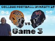 Video thumbnail for College football: Dynasty Game 3 #collegefootball #views #follow #easports #gaming #foryou #fyp