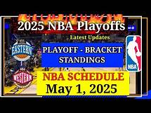 Video thumbnail for NBA STANDINGS TODAY as of April 30, 2025 | NBA Playoffs 2025 | NBA SCHEDULE May 1, 2025