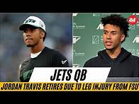 Video thumbnail for Jets QB Jordan Travis Retires Due to Leg Injury From FSU
