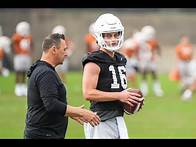 Video thumbnail for Steve Sarkisian Discusses Arch Manning's Future and Texas Longhorns' Journey
