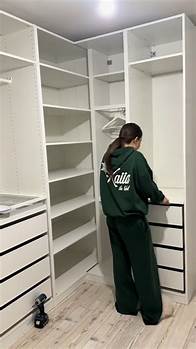 Video thumbnail for Home Decor Haven on Instagram: "Come build my IKEA PAX walk-in wardrobe with me! Absolutely in love with how it turned out – so glad I designed it this way! 🤍✨ #HomeDecor #IkeaHack #SmallApartment #Homemakeover #InteriorDesign #RoomDecor #Hogar #Decor #MinimalistStyle #EcoFriendly #Trending #Yaboow #SHEIN #Architecture #Interiordesign #MeeshoFinds #Explore #Diyhomedecor #Ikeafinds"