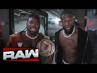 Video thumbnail for The New Day is outraged after The War Raiders' win: Raw exclusives, April 28, 2025
