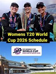 Video thumbnail for Womens T20 World Cup 2026 Schedule