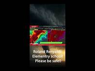 Video thumbnail for Tornado Warning Near Texas Elementary School 🌪️ #shorts #franklintexas #tornado