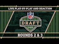 Video thumbnail for 2025 NFL Draft Live Reaction & Breakdown (Rounds 2 & 3)