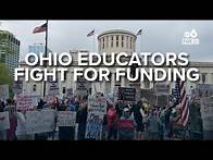 Video thumbnail for Ohio Teachers Protest Statehouse Over School Funding, Levy Caps, and Bargaining Rights