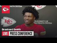 Video thumbnail for Chiefs Running Back Brashard Smith Speaks with the Media | MAY 4, 2025