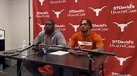Video thumbnail for David Gbenda on bye week for Texas, Longhorns defense vs. Vanderbilt