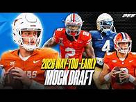 Video thumbnail for 2026 Way-Too-Early Mock Draft: Arch Manning, Caleb Downs & MORE!