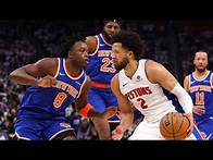 Video thumbnail for New York Knicks vs Detroit Pistons - FULL GAME 3 HIGHLIGHTS | April 24, 2025 NBA Playoffs