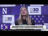 Video thumbnail for Northwestern's Madison Taylor on Comeback Win vs. Maryland for the Big Ten Title | B1G Today