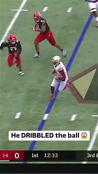 Video thumbnail for One of the most impressive plays you'll ever see 🤯 #floridastate #accfootball #football #sports