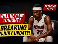 Video thumbnail for BREAKING NEWS:Jimmy Butler Injury Update Will He Play Tonight vs Rockets Insider Details Severity