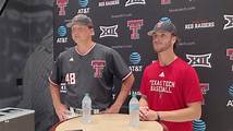 Video thumbnail for Mac Heuer, Tyler Boudreau on Texas Tech baseball split with Arizona