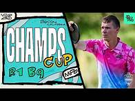 Video thumbnail for 2025 PDGA Champions Cup | MPO R1B9 | Presnell, Heimburg, Buhr, Lizotte | Jomez Disc Golf