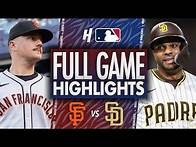 Video thumbnail for San Francisco Giants vs San Diego Padres - FULL GAME HIGHLIGHTS | April 29, 2025 MLB Season