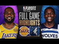 Video thumbnail for #3 LAKERS at #6 TIMBERWOLVES | FULL GAME 4 HIGHLIGHTS | April 27, 2025