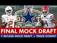Video thumbnail for FINAL Dallas Cowboys 7-Round 2025 NFL Mock Draft + Cowboys Rumors On Trading Down And UDFA Targets