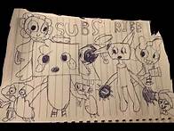 Video thumbnail for Drawing dandy’s world characters