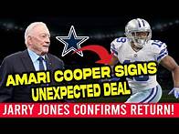 Video thumbnail for AMARI COOPER Returning to Dallas?Cowboys Make Shocking Move Unexpected Contract Signed Jones Confirm