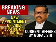 Video thumbnail for 52nd chief justice of supreme court of India