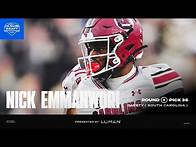 Video thumbnail for Seahawks Select South Carolina Safety Nick Emmanwori With Pick No. 35 In 2025 NFL Draft