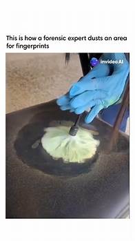 Video thumbnail for Scifactism on Instagram: "Powder dusting is a fingerprint detection method used on smooth, non-porous surfaces like glass, plastic, or metal. Here's how it works: Step 1: A fine powder (black, white, or fluorescent) is gently brushed over the surface. Step 2: The powder sticks to the oily or sweaty residue left by the fingerprint. Step 3: The visible print is then photographed or lifted using adhesive tape for analysis. It's a simple, fast, and commonly used technique in crime scenes. Credit unk