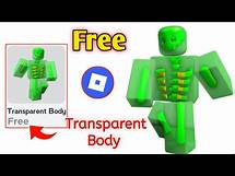 Video thumbnail for How To Get Free Transparent Body In Roblox 2025 | Roblox Free Items Release Transparent Body