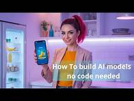 Video thumbnail for How To build AI models no code needed