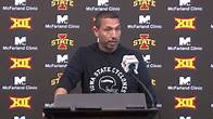 Video thumbnail for Iowa State football Matt Campbell on 'criminal' state of NCAA football