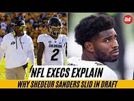Video thumbnail for NFL Execs Explain Why Shedeur Sanders Fell In Draft