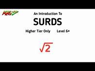 Video thumbnail for Introducing Surds GCSE Maths Revision
