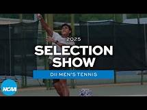 Video thumbnail for 2025 NCAA DII men's tennis bracket selection show