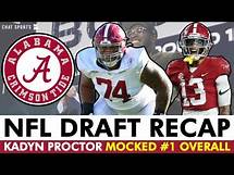 Video thumbnail for Alabama Football 2025 NFL Draft Selections + 2026 PFF Mock Draft Has Kadyn Proctor Going #1 Overall