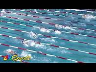 Video thumbnail for Gretchen Walsh breaks her OWN American record in 50m butterfly in Fort Lauderdale | NBC Sports