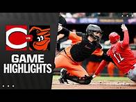 Video thumbnail for Reds vs. Orioles Game Highlights (4/19/25) | MLB Highlights
