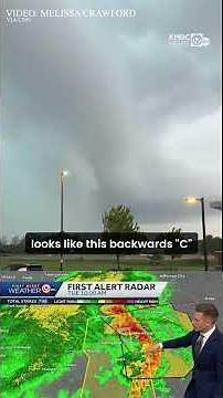 Video thumbnail for Possible tornado in Springfield, Missouri, Tuesday