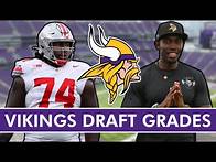 Video thumbnail for Vikings Draft Grades: All 7 Rounds From 2025 NFL Draft Ft. Donovan Jackson