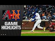 Video thumbnail for D-backs vs. Mets Game Highlights (4/29/25) | MLB Highlights