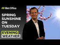 Video thumbnail for 28/04/2025 - A clear night for most – Evening Weather Forecast UK – Met Office Weather
