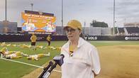 Video thumbnail for Karen Weekly on Tennessee softball's 1-0 loss to Texas A&M in series opener