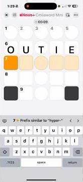 Video thumbnail for 🤔 May 6, 2025 - Apple News Plus Crossword Mini Solution - News+ #crossword #minicrossword 🤔