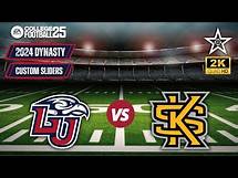 Video thumbnail for College Football 25 - Dynasty - 2024 Season - Liberty vs Kennesaw State